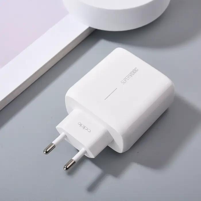 Chargeur OPPO Original 65W Max SuperVooc, adaptateur de charge rapide pour trouver X2 X3 Pro Reno7 R