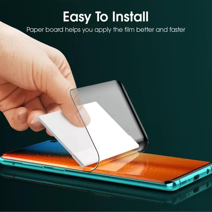 Protection d'écran Vothoon pour Samsung Galaxy S24 Ultra S23 Plus S22+ S21 S20 5G Film hydrogel à co