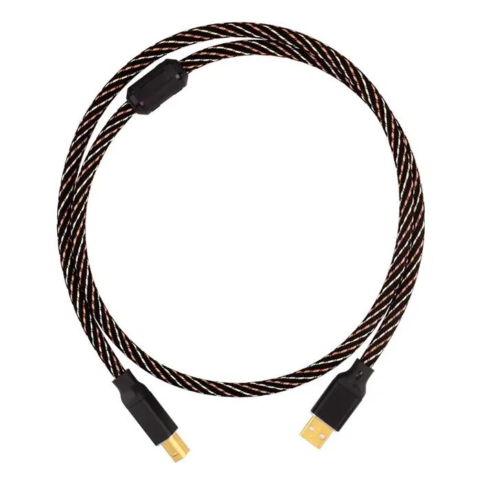 YYAUDIO-Câble USB HIFI OTG, câble USB VopeA vers B, 6N OFc, type C vers BAudio, décodeur DAC, carte