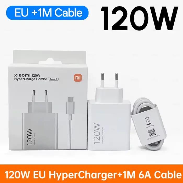 Chargeur mural original Xiaomi 120W, adaptateur 100W, chargeur Hyper Turbo, Mi 17 15 14 Pro Redmi No