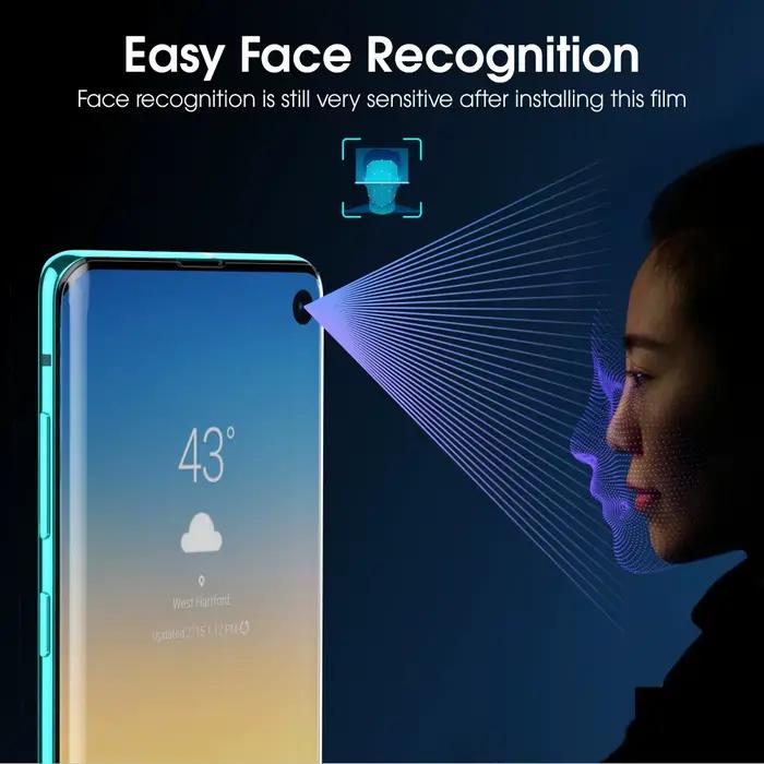 Protection d'écran Vothoon pour Samsung Galaxy S24 Ultra S23 Plus S22+ S21 S20 5G Film hydrogel à co
