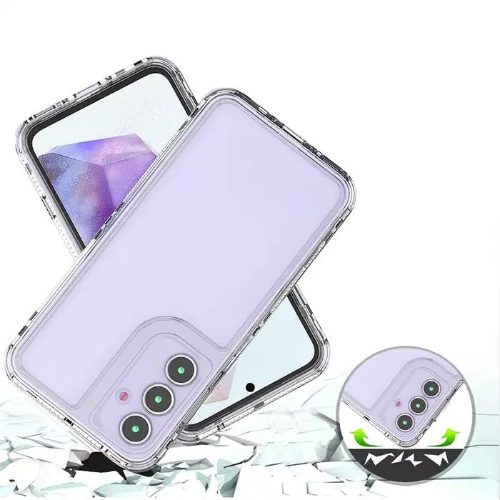 Coque blindée antichoc 3 en 1 pour Samsung Galaxy A17 A26 A36 A56 A16 S25 edge S24 Plus FE, coque ar