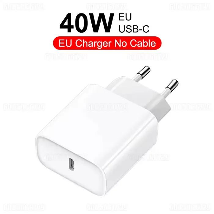 Chargeur de téléphone original 40W pour iPhone 11 12 13 14 15 16 17 Pro Max 16 Plus 17 Air, câble de