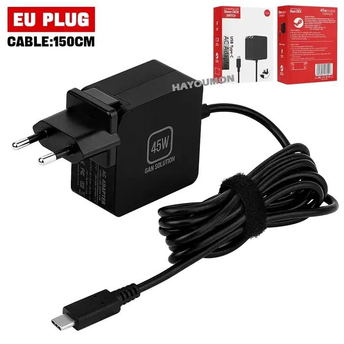 Adaptateur secteur pour console PS Portal, chargeur rapide USB Type-C 45W, compatible avec les acces