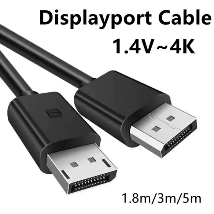 5M 3M 1.8M DP câble Displayport vidéo câble Audio adaptateur de Port d'affichage pour téléphone TV B