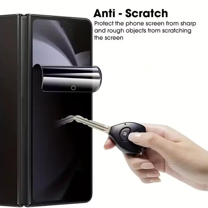 Film Hydrogel Anti-espion, 2 pièces, pour Samsung Galaxy Z Fold 2 3 4 5, protecteur d'écran intérieu