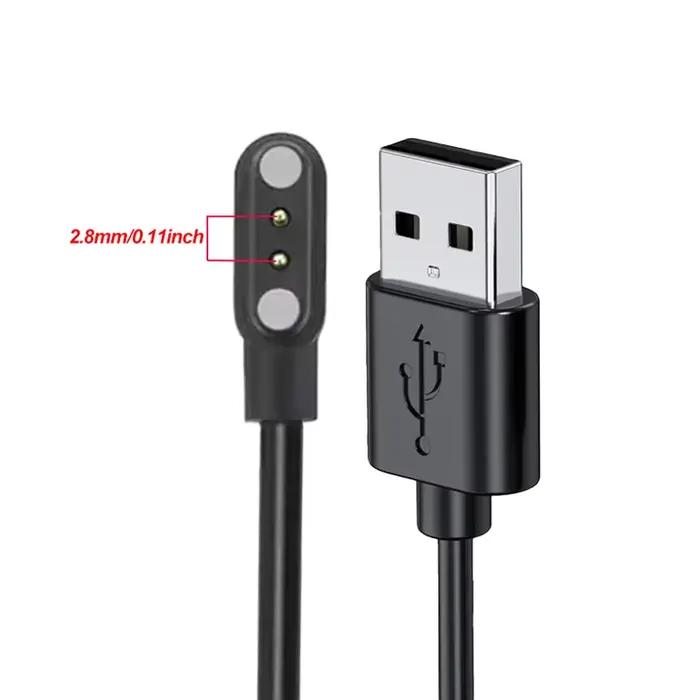 Câble de charge magnétique universel, chargeur USB, ligne d'alimentation pour montre connectée, brac