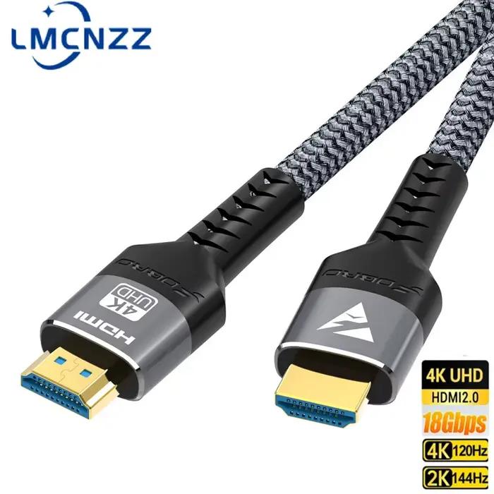 Répartiteur de câble Compatible HDMI 2.1, 8K, 4K @ 120Hz, 8K @ 60Hz, adaptateur 48Gbps pour PS4 PS5