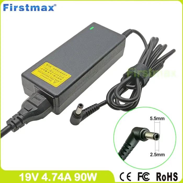 19V 4.74A 90W chargeur adaptateur secteur pour ordinateur portable pour Toshiba Satellite C655 C655D