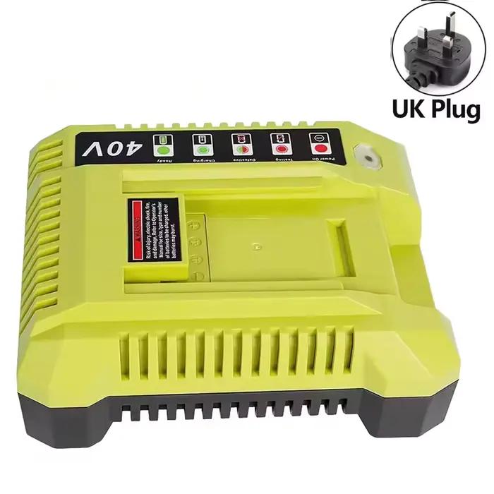 Chargeur double pour batterie lithium Ryobi 36V 40V OP401 OP403 Remplacement OP4015 OP4026 OP4026A O