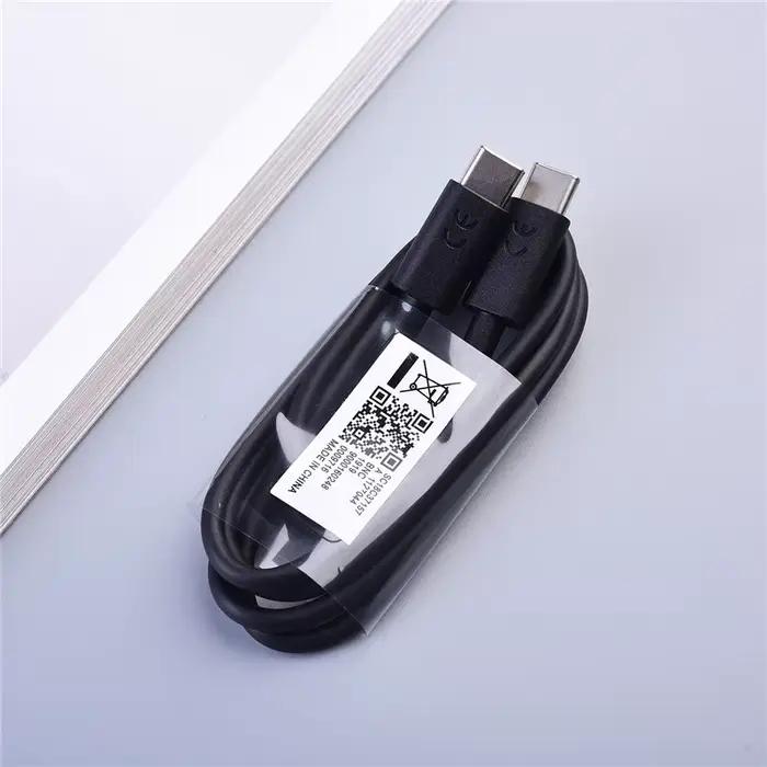 Câble USB PD Original pour Motorola 68W 50W 27W 30W 100CM, cordon de données USB C à C à chargement