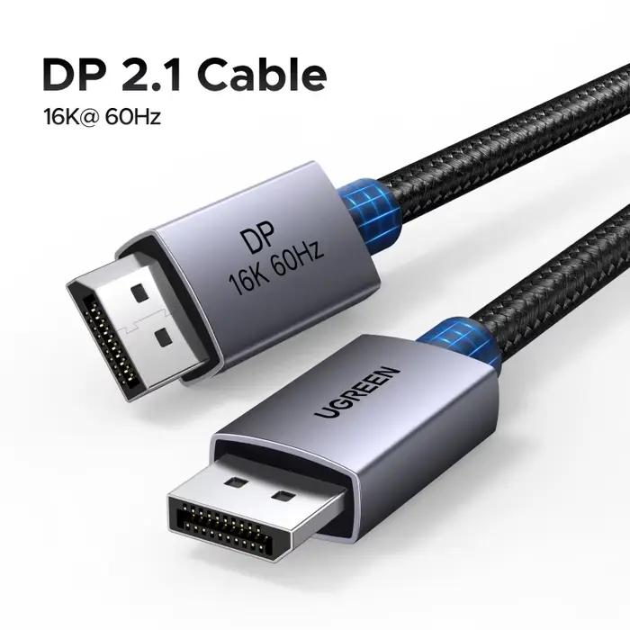 UGREEN DisplayPort 2.1 câble 16K 8K 4K 60Hz DP vers DP cordon Audio vidéo HDR taux de rafraîchisseme