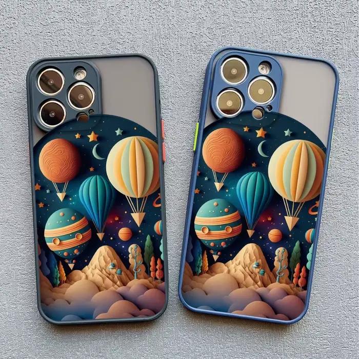 Coque de téléphone avec impression de paysage, étui arrière pour iPhone 17 16 15 Plus XS X XR 14 13
