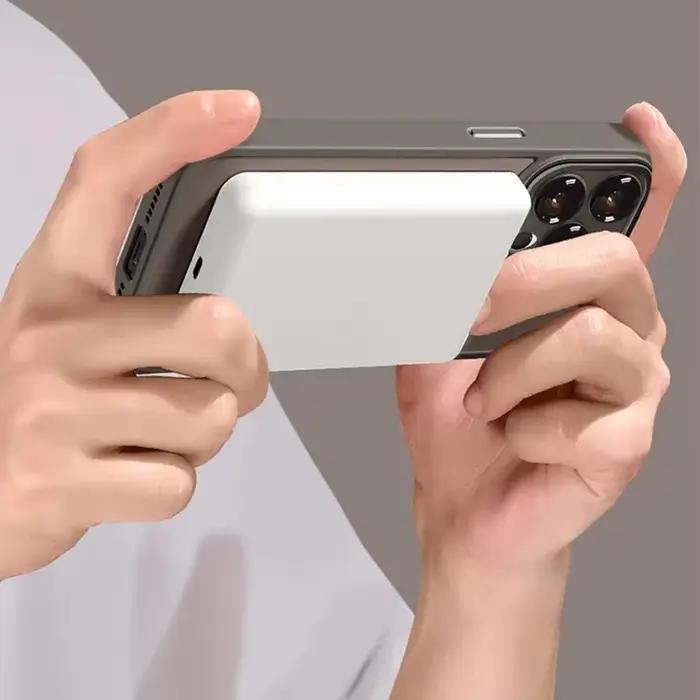 Protecteur d'objectif de charge magnétique sans fil translucide, coque d'origine pour iPhone 15, 14,