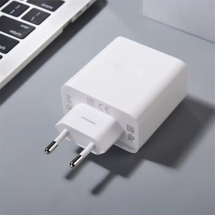 Chargeur OPPO 100W EU Super VOOC/Charge de fléchettes pour OPPO Find X7 X8 Ultra X6 K12 K11 Reno 13