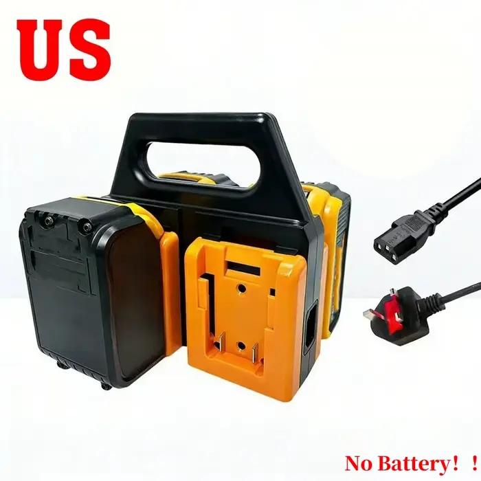 Chargeur de batterie rapide à 4 emplacements pour batterie au lithium Dewalt 18V XR 20V Max 60V Flex