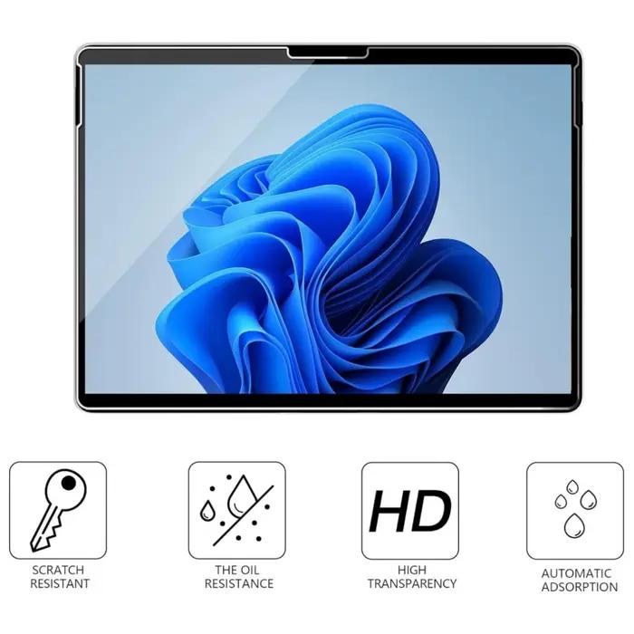 Paquet de 2 protecteurs d'écran pour Surface Pro 12 pouces 2025 Film en verre trempé 9H anti-rayures