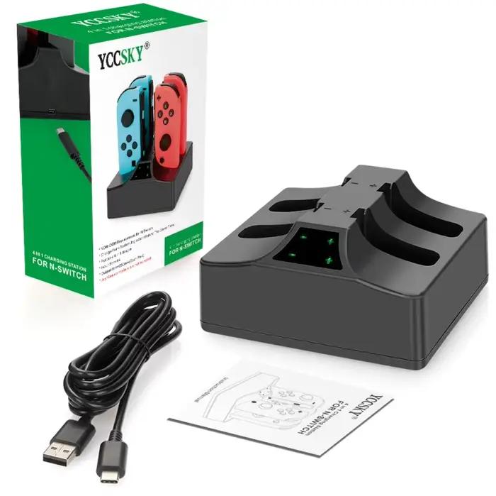 Station de chargement Joycon pour Nintendo Switch/Switch 2, chargeur de contrôleur Joy-Con, Station