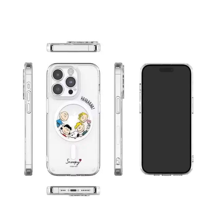 S-Snoopy étui de chargement sans fil pour Samsung Galaxy S25 Edge S24 S23 S22 S21 Ultra Plus FE A56