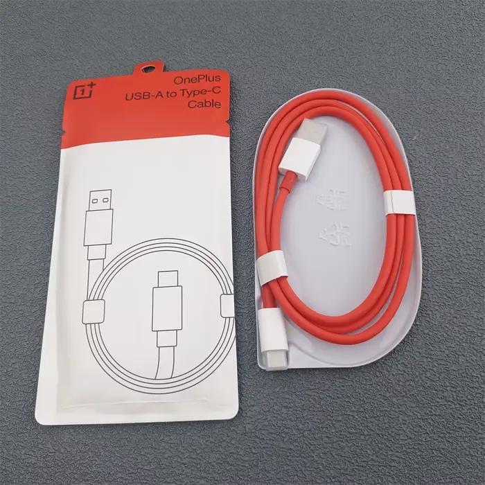 Câble d'origine Oneplus USB-A vers type-c 100W 80W Super Vooc chaîne Charge 12A cordon de Charge rap