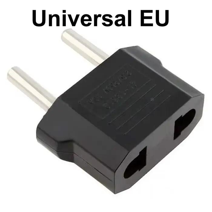 1 pièces adaptateur de prise ue 2 broches vers ue 2 broches rondes prise entrée AC 110 V-250 V 10A c