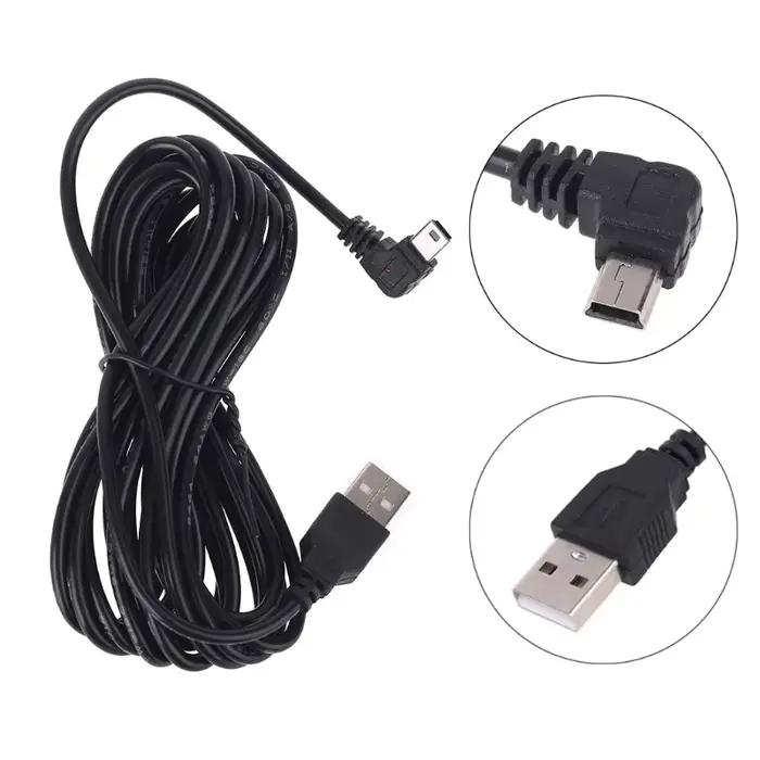 Sortie 5V/2A Mini câble d'alimentation Micro USB cordon d'alimentation pour enregistreur vidéo 3.5m