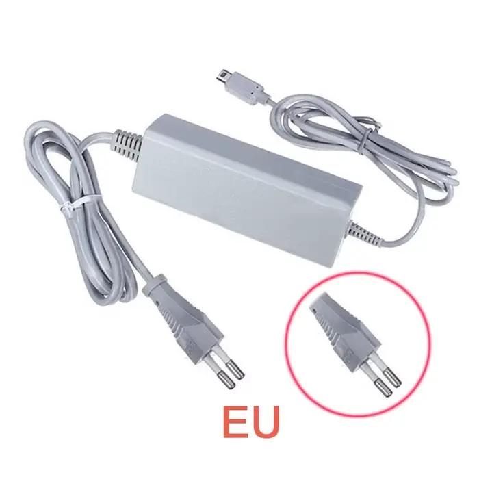 Adaptateur secteur prise US/EU adaptateur de charge pour Wii U manette de jeu adaptateur chargeur po