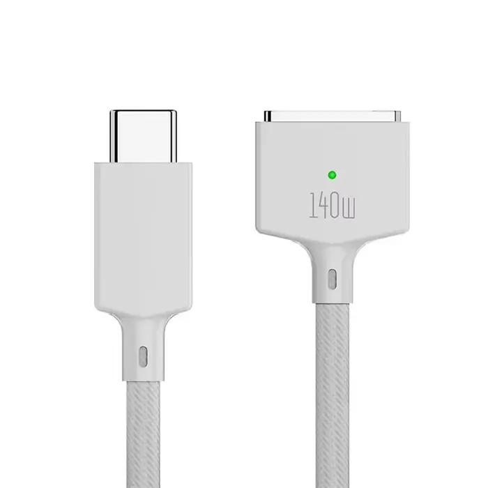Câble PD de 2 mètres, 140W, pour Magsafe 3, câble magnétique pour Macbook Pro Air 13 14 16 M1 M2, in