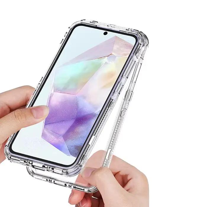 Coque blindée antichoc 3 en 1 pour Samsung Galaxy A17 A26 A36 A56 A16 S25 edge S24 Plus FE, coque ar