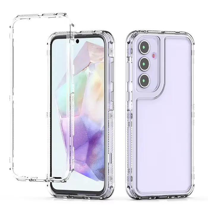 Coque blindée antichoc 3 en 1 pour Samsung Galaxy A17 A26 A36 A56 A16 S25 edge S24 Plus FE, coque ar