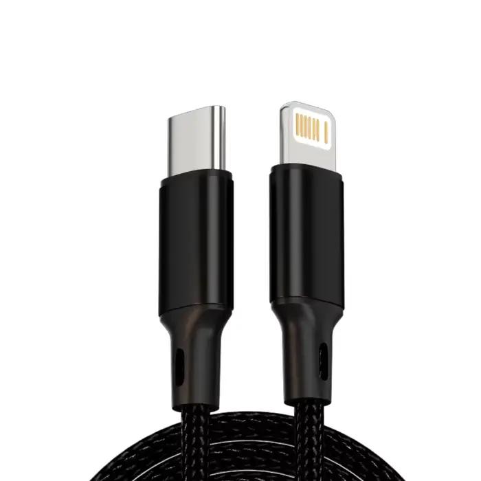 Câble de charge rapide PD 30W Type C, fil de Date Lightning pour Apple IPhone 14 13 12 11 Pro Max 7