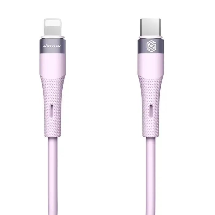 Nillkin-Câble de charge rapide en silicone liquide, Type C, Câble de pluie, 2.4A, iPhone 12 13 14 Pr