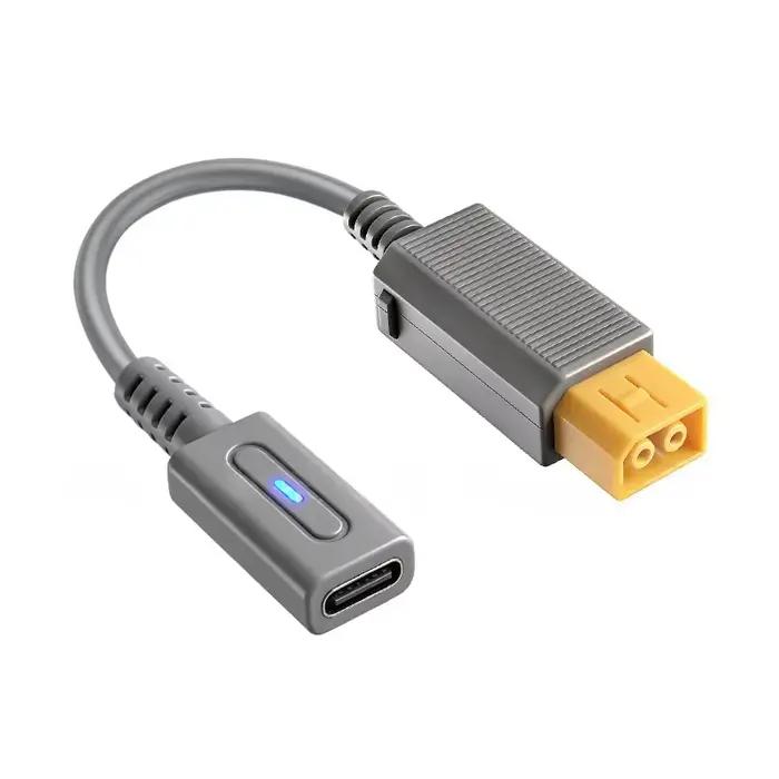 Câble adaptateur d'alimentation USB-C pour Wii U, cordon de charge PD 45W avec indicateur LED pour c