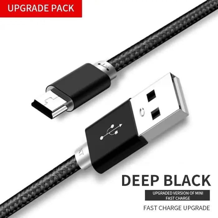 Mini câble USB Mini USB vers USB câble de chargeur de données rapide pour lecteur MP3 MP4 voiture DV