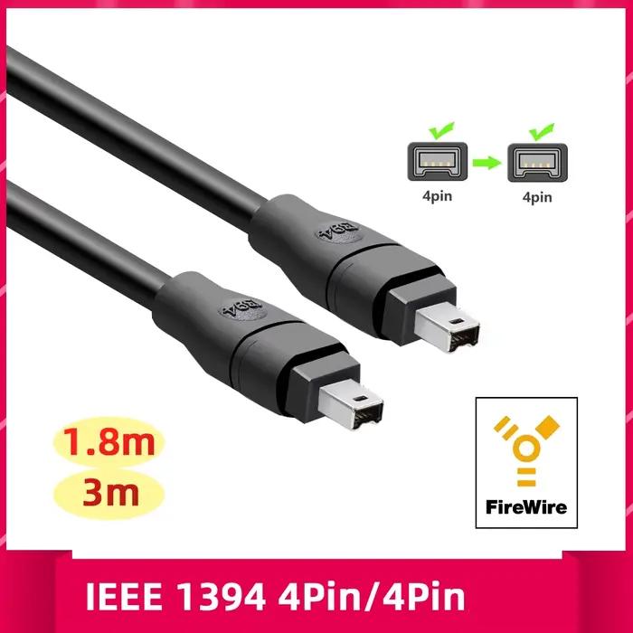 Câble Firewire Premium 800 IEEE 1394B 9 broches à 9 broches 9 broches à 4 broches IEEE1394a 6 broche