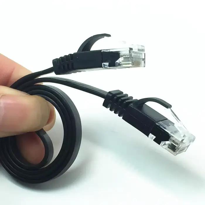 Câble de réseau Ethernet UTP plat CAT6, 0.5m, 1.5m, 2m, 3m, 5m, 10m, 15m, 20m, RJ45, patch LAN, rout
