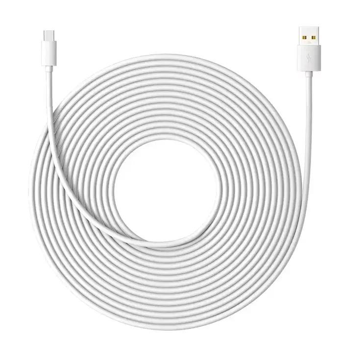 Câble d'extension de Type C 0.3/1/3/5/8/10/12M, fil de chargeur USB-C Ultra Extra Long, cordon d'ali