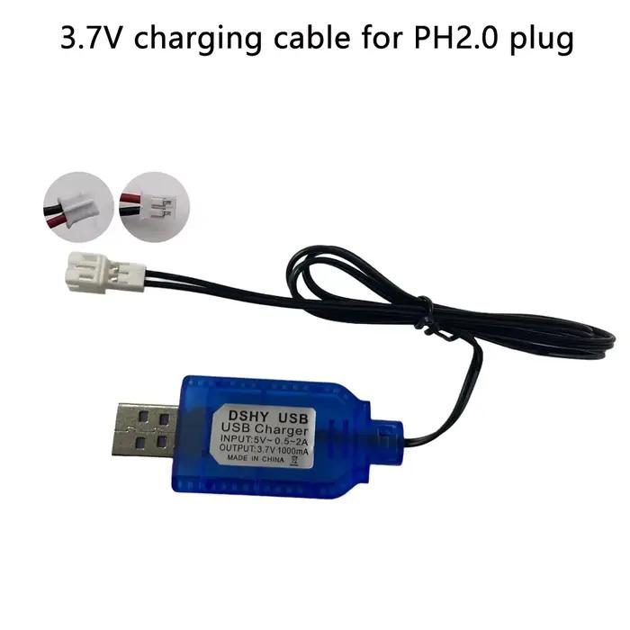 Câble de chargement USB XH 2.54 prise/prise PH2.0 chargeur USB avec voyant lumineux avec protection