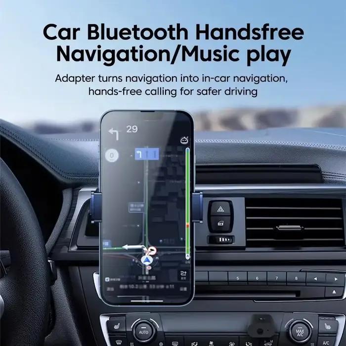 2025 mise à niveau Bluetooth 5.3 récepteur double USB/AUX adaptateur Plug And Play voiture musique B