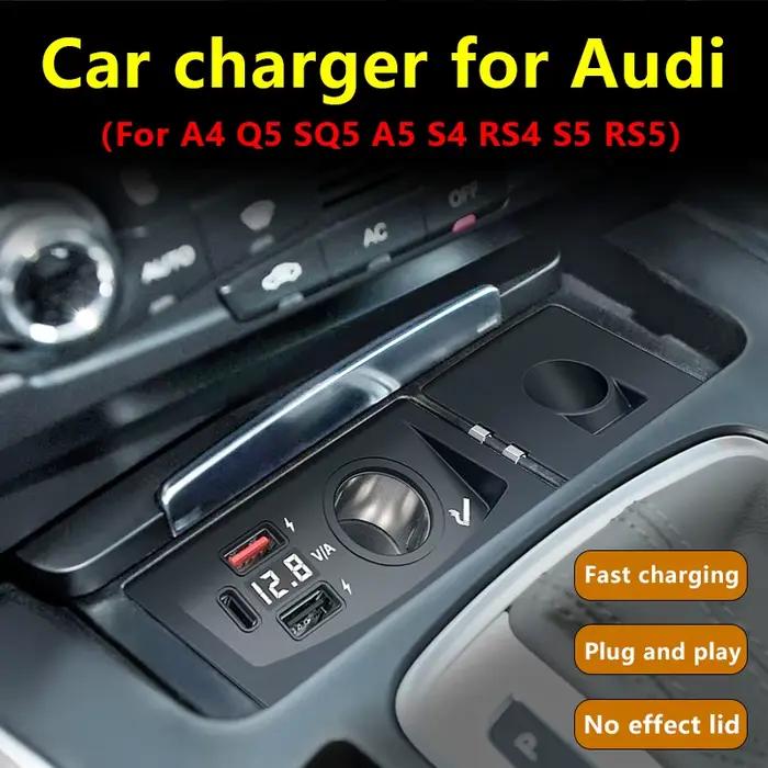 Chargeur de voiture pour Audi, charge rapide USB, Laguna Light Splitter, QC3.0, VopeC PD2.0, 3.0, A4
