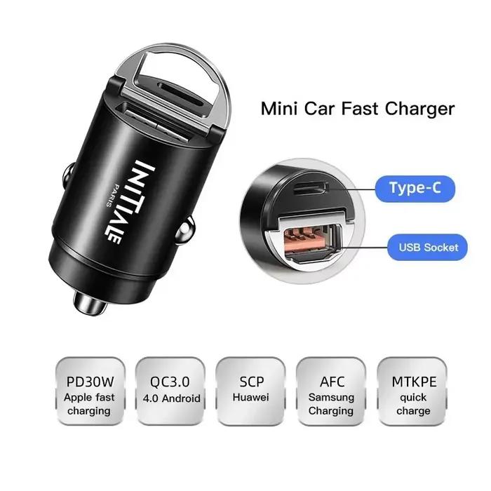 Adaptateur de chargeur de voiture USB PD Type C, Charge rapide pour Renault Initiale Paris, accessoi