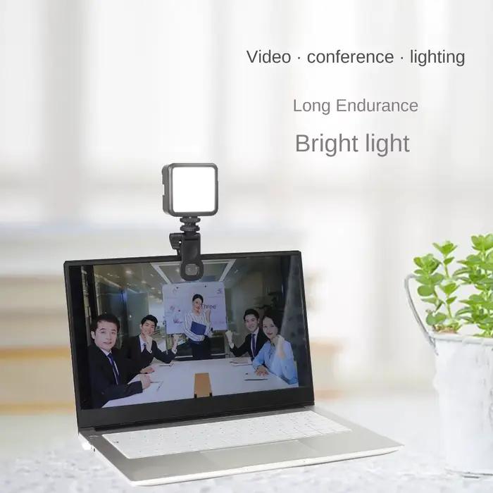 Mini pince de lumière de remplissage selfie portable, support de flash d'appareil photo, montage à v