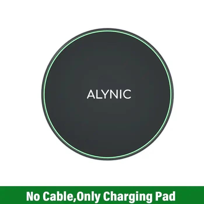 Station de charge sans fil à induction rapide avec LED pour iPhone 17, 16, 15, 14, 13, 12 Pro Max, S