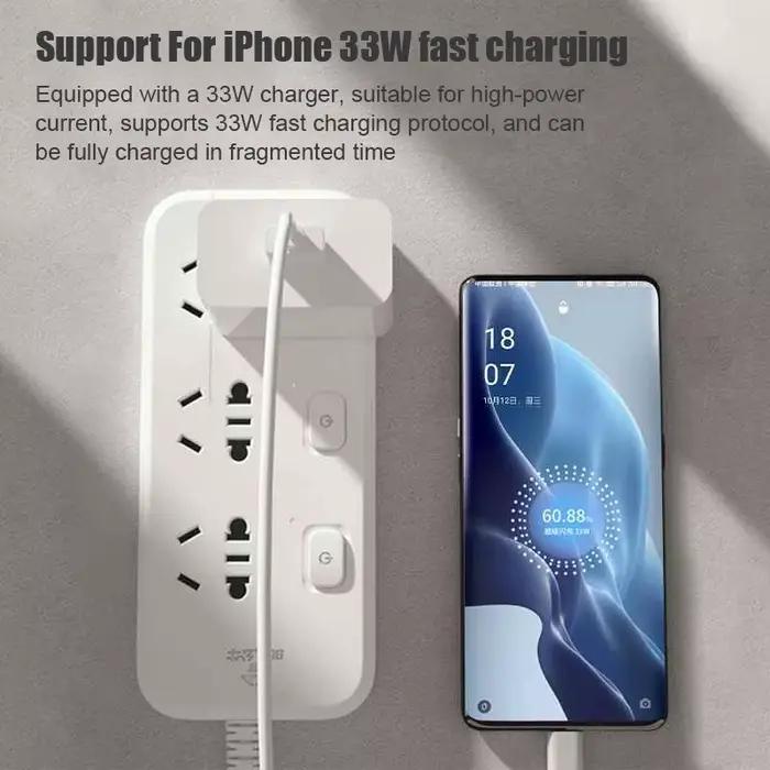 Chargeur de téléphone PD 33W Supervooc, Charge rapide, pour Xiaomi OPPO OnePlus realme USB Turbo, ad