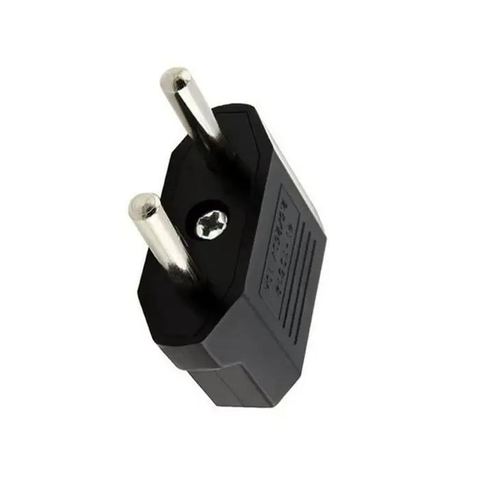 1 pièces adaptateur de prise ue 2 broches vers ue 2 broches rondes prise entrée AC 110 V-250 V 10A c
