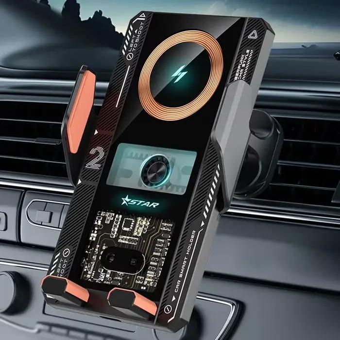 VIKEFON chargeur sans fil de voiture support de téléphone de voiture automatique Station de charge r