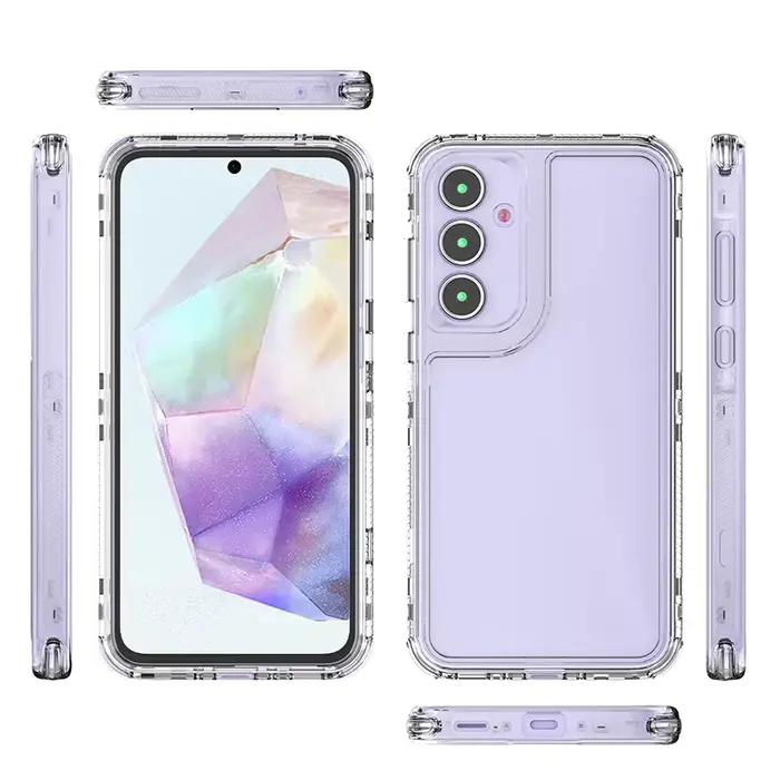 Coque blindée antichoc 3 en 1 pour Samsung Galaxy A17 A26 A36 A56 A16 S25 edge S24 Plus FE, coque ar