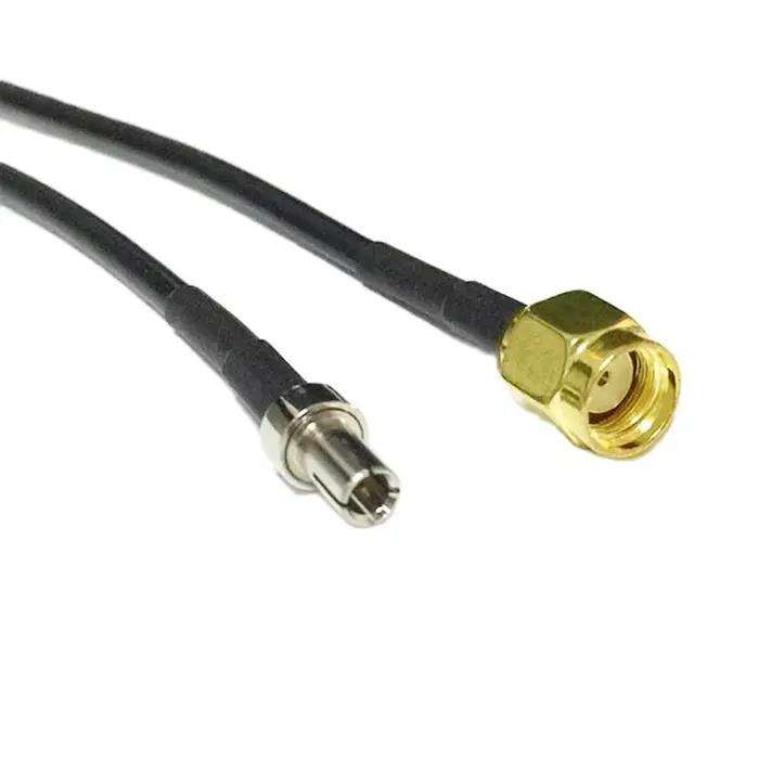 Câble Modem 3G TS9 mâle droit vers prise RP SMA adaptateur queue de cochon RG174 noir 10/15/20/30/50