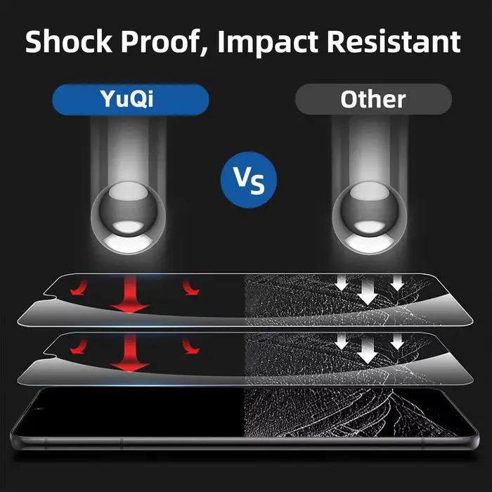 Protecteur d'écran pour Xiaomi MI 10 Lite 5G, verre trempé HD cristal haute aluminium anti-rayures 9