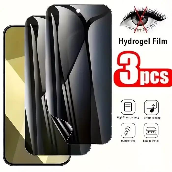 Film Hydrogel de Protection d'Écran (3 Pièces) pour OPPO Reno 13 12 11 10 9 Pro Plus Find X8 X3 X5 X